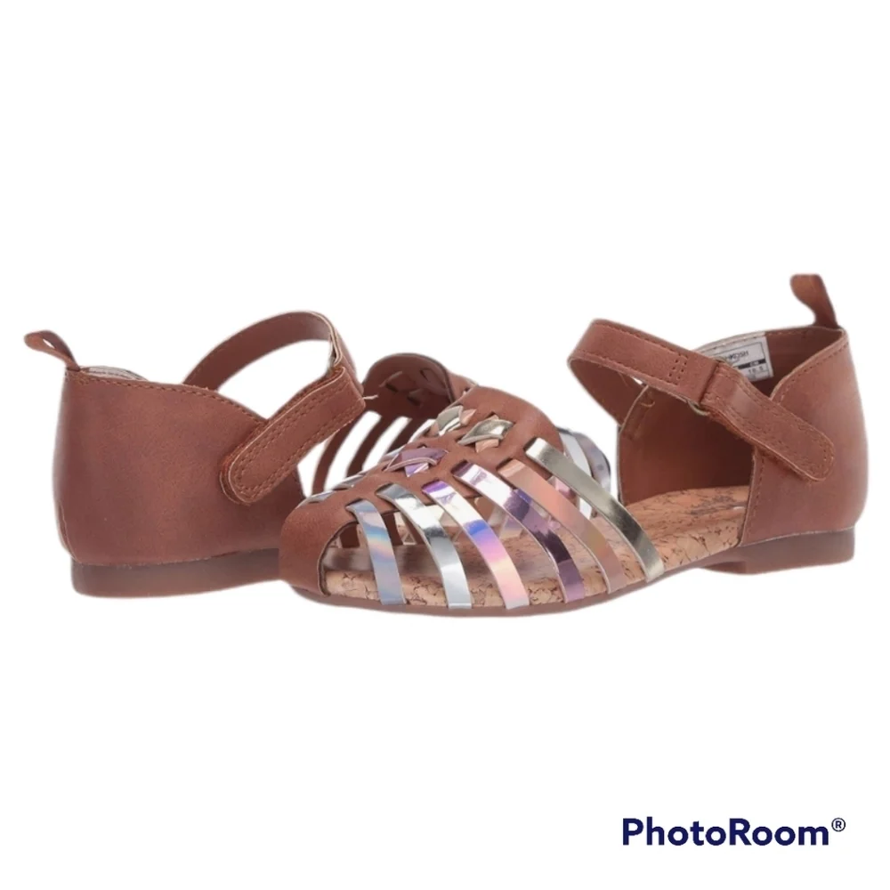 Oshkosh B'Gosh Halle Toddler Girl' Fashion Sandals. Size 7 Toddler